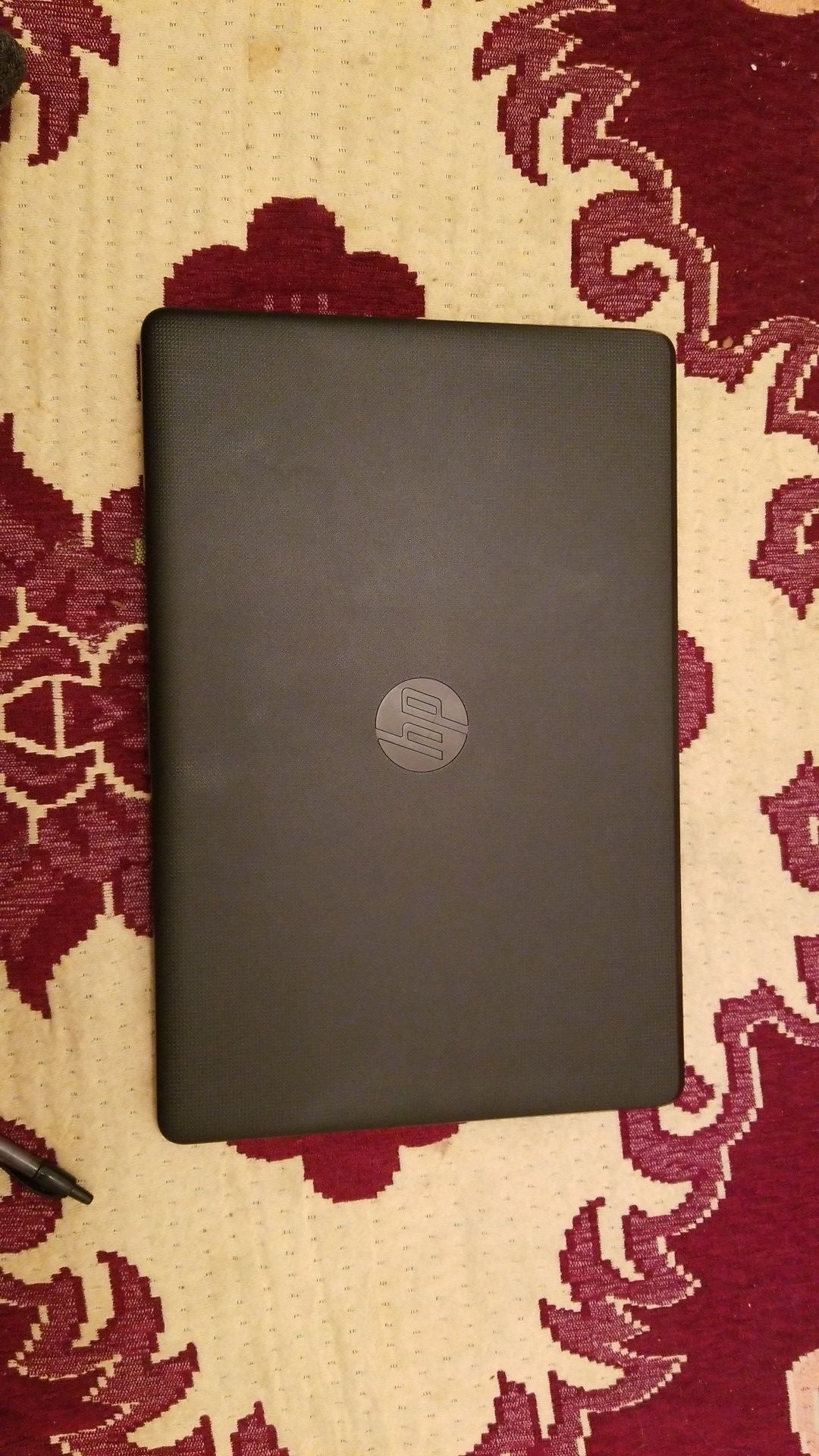 Hp laptop with a charger