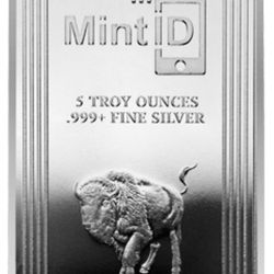 5oz Silver MintID Bar .999+ theFUTURE