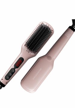 MEGAWISE Pro Ceramic Ionic Hair Straightener Brush