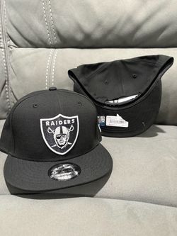 NFL new era Las Vegas raiders basic black 9fifty SnapBack hats