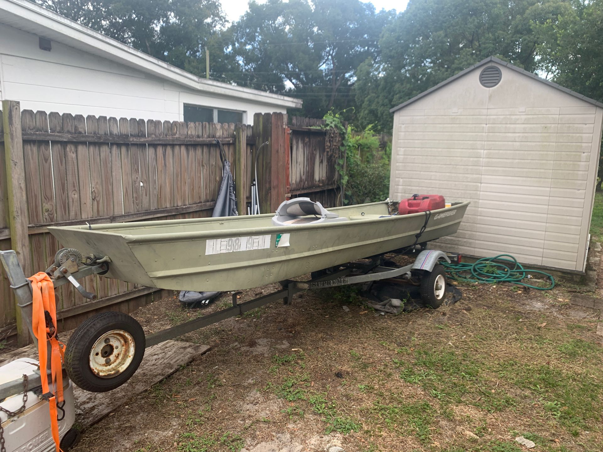 Jon boat GAMEFISHER NO TITLE for Sale in Bartow, FL OfferUp
