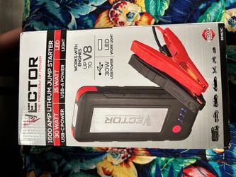 Vector 1600 Amp Lithium Jump Starter