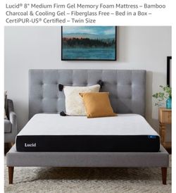 LUCID-8in-Cooling Gel Memory Foam Mattress