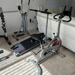 Treadmill , Bicycle, All 3 