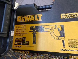 Brand New 1” Dewalt Sds plus rotary hammer kit