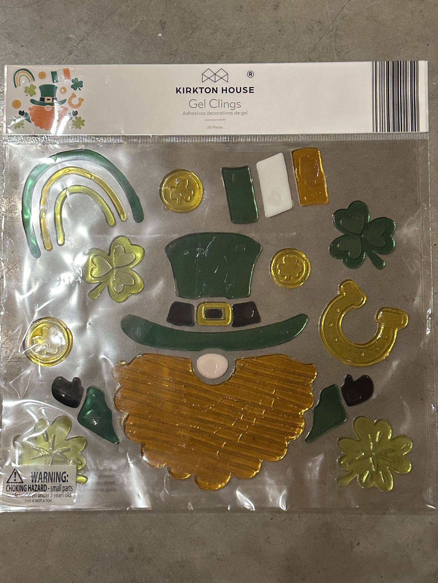 St. Patrick’s Day Themed Gel Clings