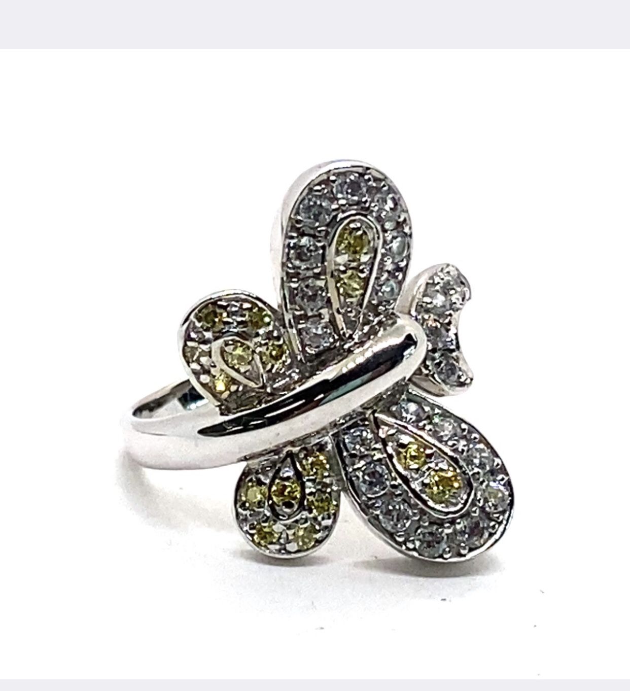 Ladys Ring 14K WG CZ EPJ023679