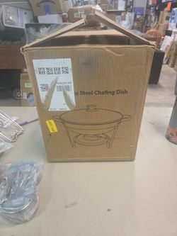 8QT stainless steel chafing dish for buffet- 4 pack
