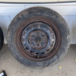 Steel 15” Rim And Tire $30