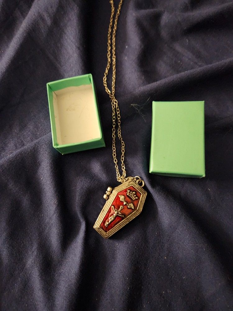 Casket Locket Necklace