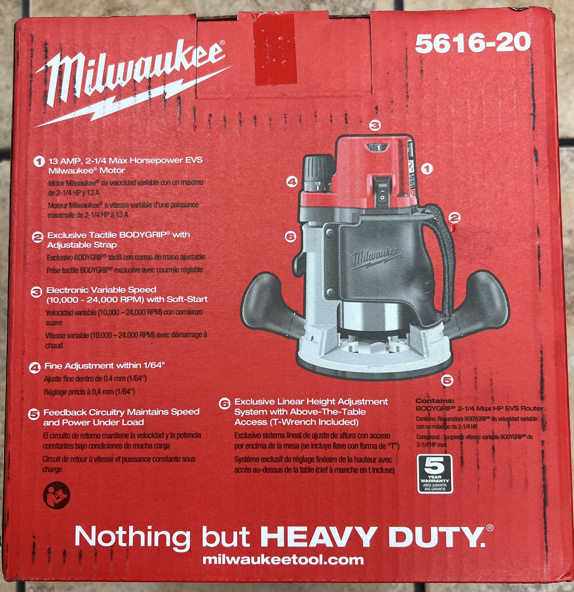 Milwaukee Router Model 561620 Brand New /never Used for Sale in