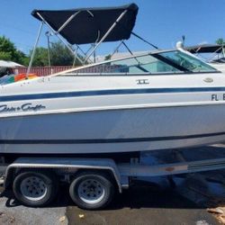 2000 Chris Craft 22 Ft Volvo Bowrider small bathroom v8 5.0 Volvo penta high output engine sx outdrive runs great remplace out drive steering cylinder