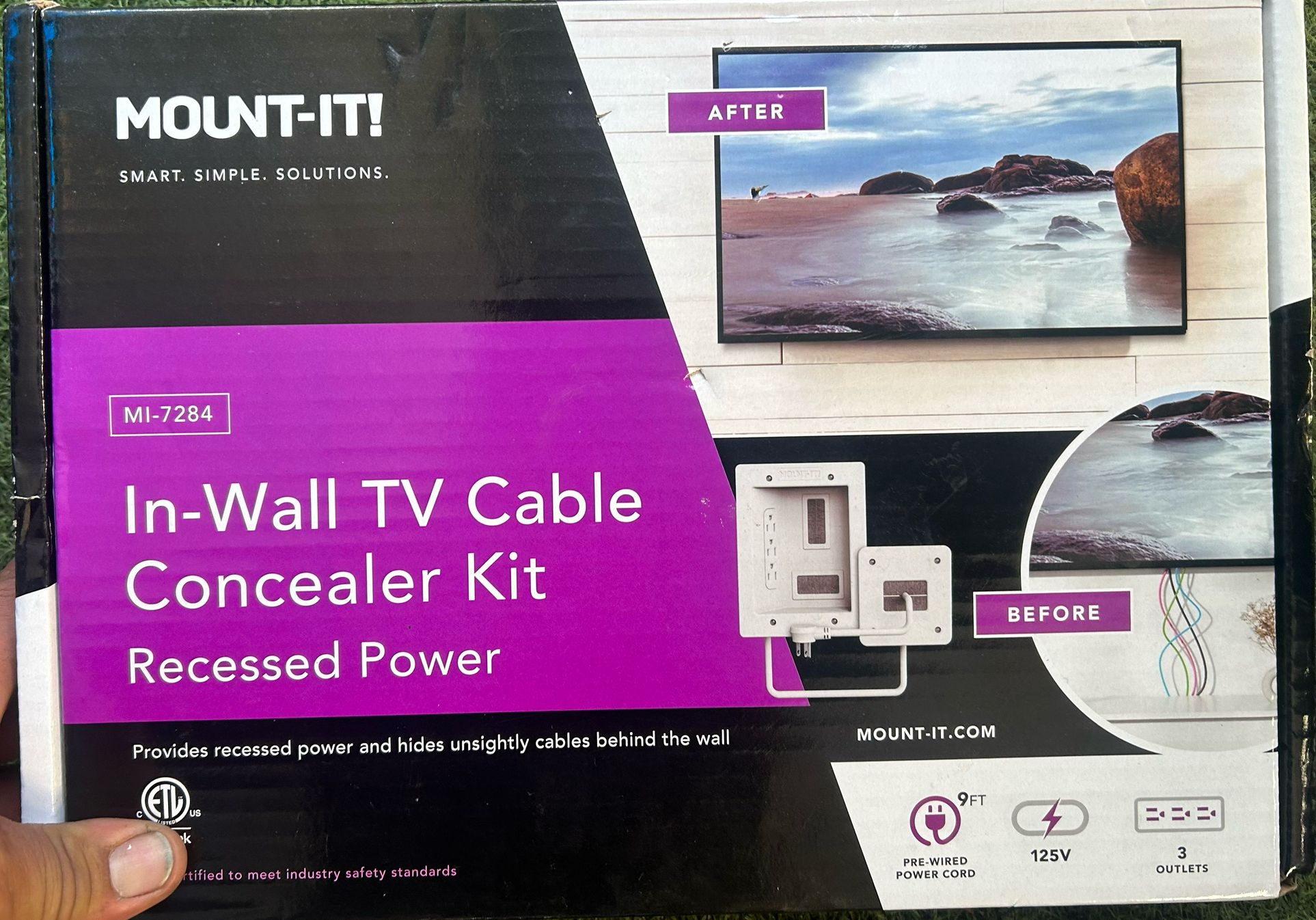 In Wall Tv Cable Concealer Kit