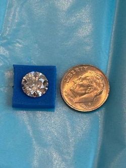 New Loose Certified 3.07 Carat Round Cut Lab Diamond G VS2