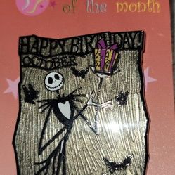 Disney JACK SKELLINTON LE 1000 BIRTHDAY MONTH PIN 