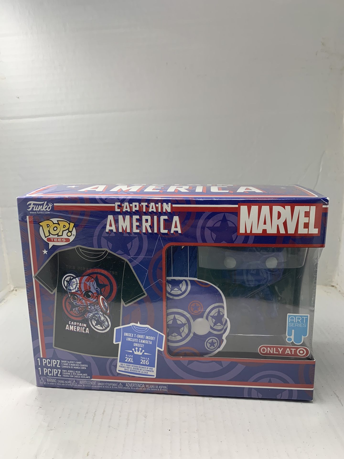 Pop! funko CAPTAIN AMERICA ART SERIES COLLECTION WITH TEE