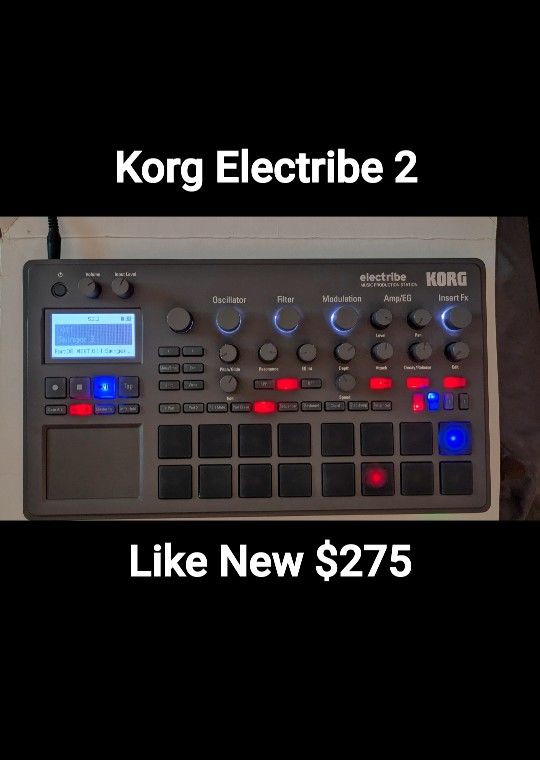 Korg Electribe 2 Sampler Dj Drum Machine