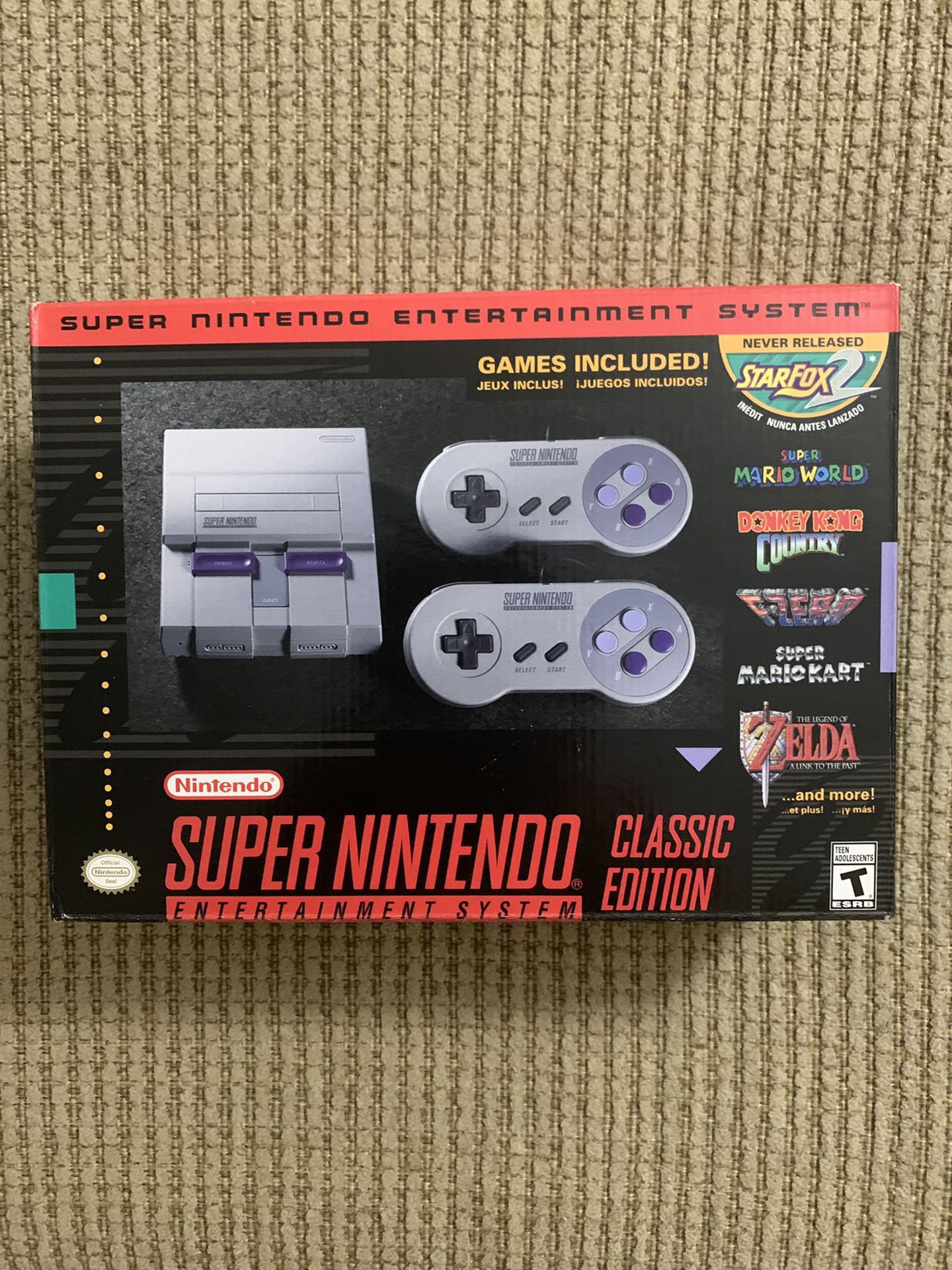 Super Nintendo Console Classic Edition (discontinued mini )