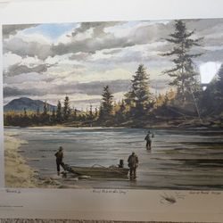 John Robert White “First Fish of the Day” Print 