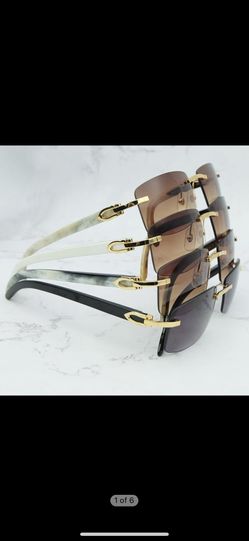 Luxury Buffalo Horn Cartier Buffs Wood Frame