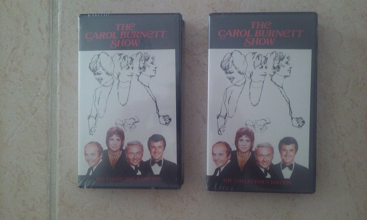 The Carol Burnett show vhs tapes