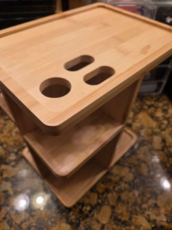 Rotating Wooden Shelf/Caddy