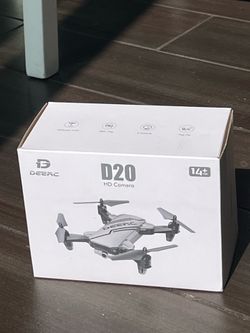 Brand New DEERC D20 Mini Drone for Kids with 720P HD FPV Camera Remote Control Toys Gifts for Boys Girls with Altitude Hold, Headless Mode, One Key St