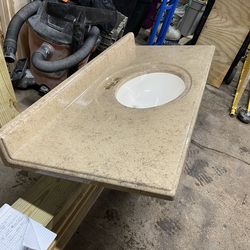 Bathroom Vanity Top  w/ Sink Bowl Attached