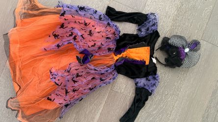 Kids witch Halloween costume set