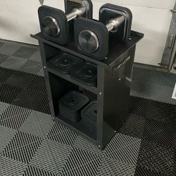 Ironmaster Quick-Lock Adjustable Dumbbells + Stand
