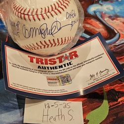 Ryne Sandberg Statball TriStar Authentic