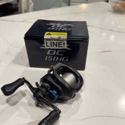 Shimano Slx DC 151 Lefty Casting Fishing Reel. Ready To Go. 