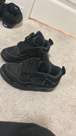 Jordan 4 black cat used for sale