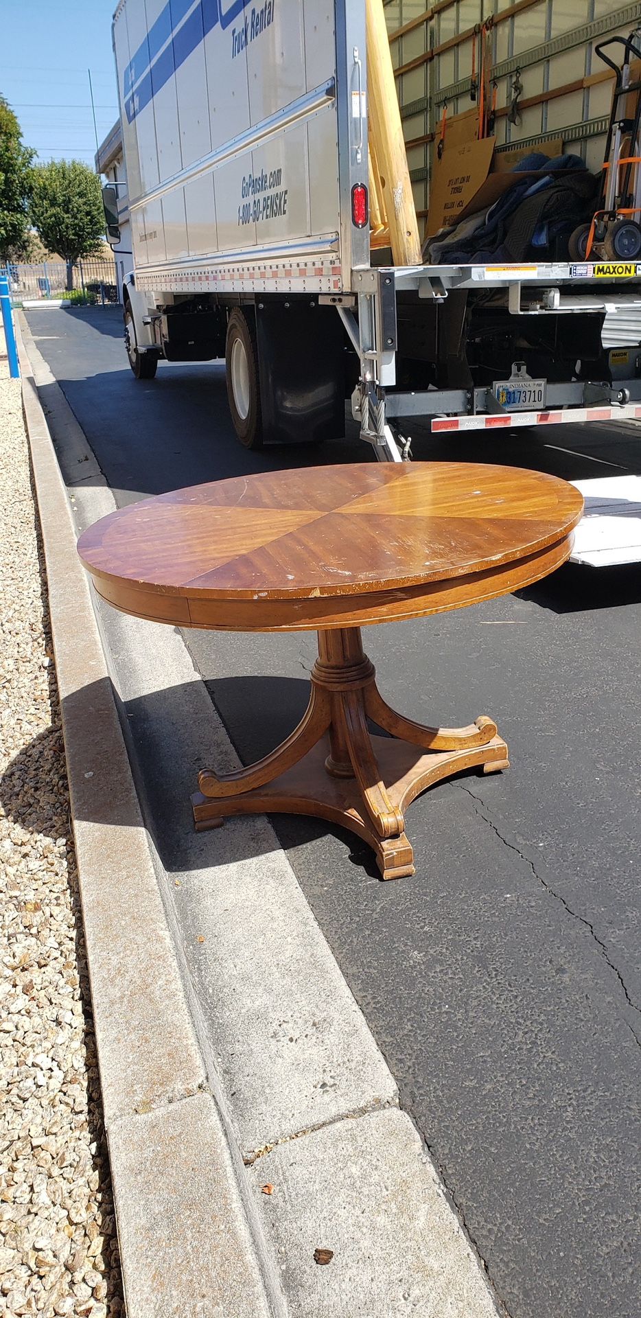 Wood (vintage) Handcrafted, Dinning Table