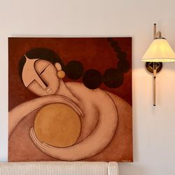 “The Inner Light” Original Acrylic Painting (36×36 in)