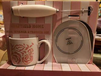 Mug Warmer And Frother Set 