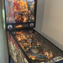 Hook Pinball machine; Home Use Only, In Very Good Condition