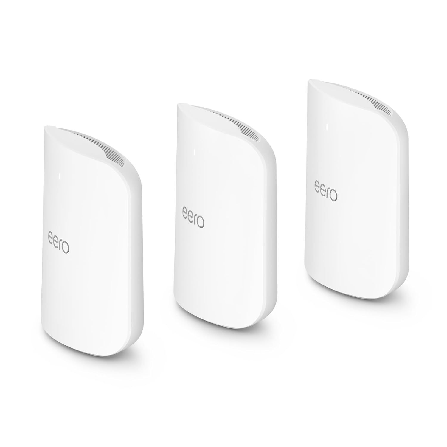 3-pack Amazon eero Max 7 mesh wifi system Supports up to 10 Gbps, 7,500 sq. ft., Connect 200+ device