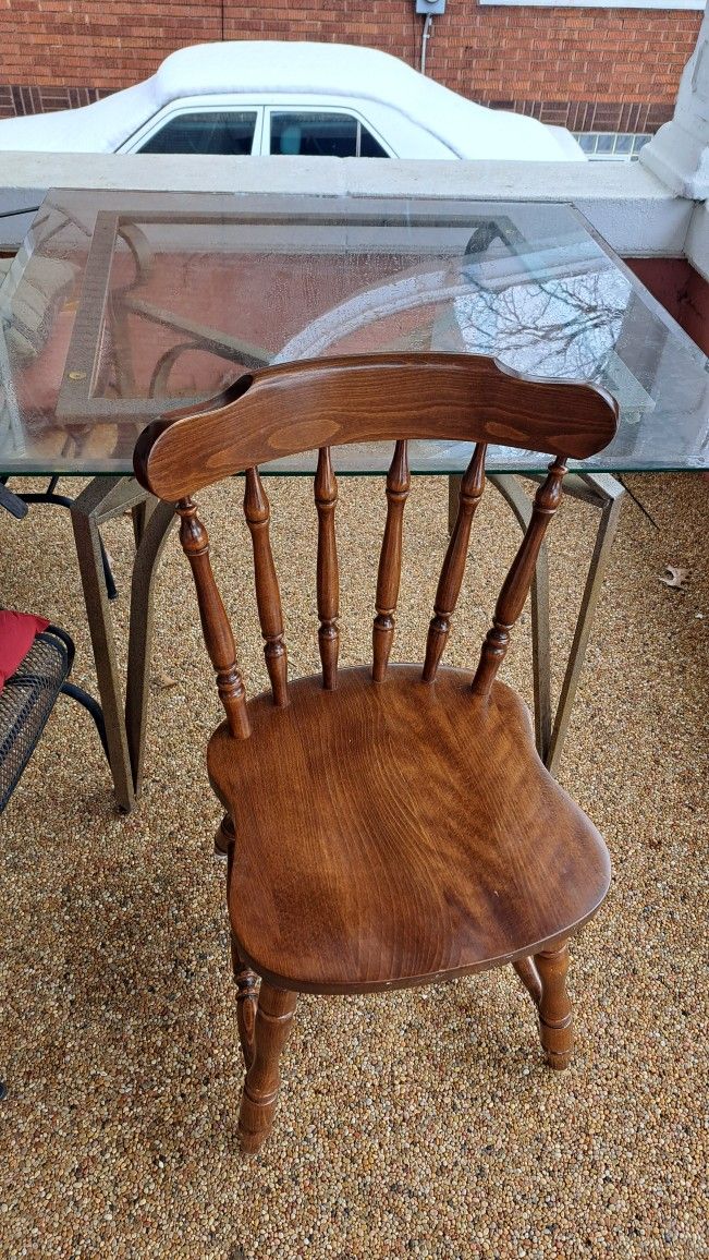 Glass Kitchen Table w/ 4 Chairs