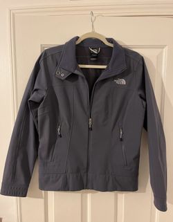 Grey Purple Northface Jacket