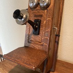 Phone Antique Northern Electric Crank Telephone Excellent Condition. Non Functional. 