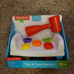 Brand New Fisher Price Tap & Turn Bench."CHECK OUT MY PAGE FOR MORE DEALS "