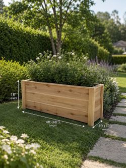 Handmade Cedar Raised Garden Beds & Planter Boxes - Custom Sizes