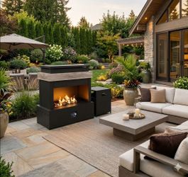 Outdoor Freestanding Gas Fireplace
