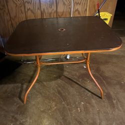 Orange And Brown Table 