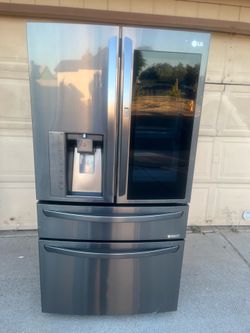 Refrigerator LG Stainless Steel black 4 Door