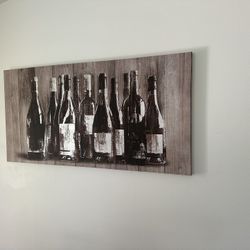 Large Wine Canvas Picture