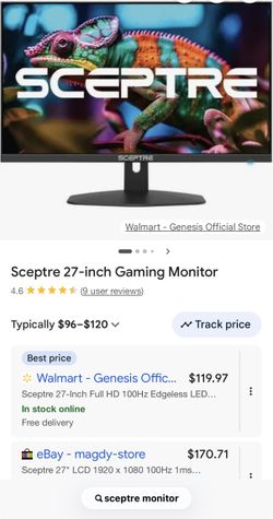 Sceptre LED Monitor