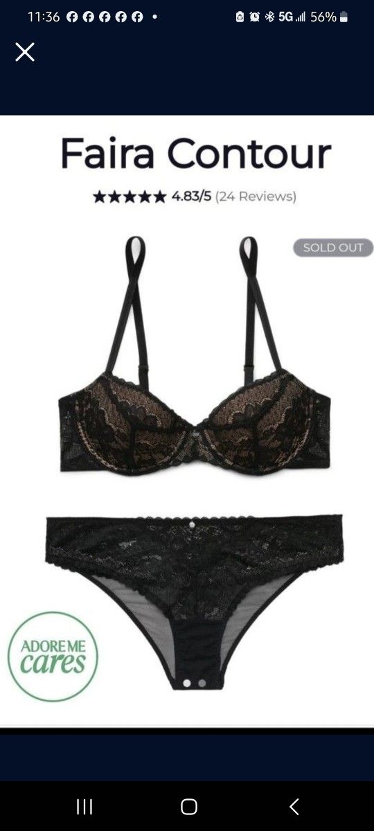 2 NWT Bra & Pantie Sets