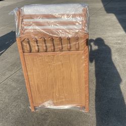 Vintage Solid Maple Baby's Crib